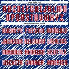 Загрузить изображение в средство просмотра галереи, Custom Royal Red-White Line Sports Sublimation Soccer Uniform Jersey
