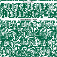 Load image into Gallery viewer, Custom Kelly Green White Liquid Fluid Pattern Sports Sublimation Soccer Uniform Jersey
