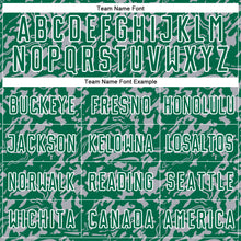 Load image into Gallery viewer, Custom Kelly Green Gray-White Liquid Fluid Pattern Sports Sublimation Soccer Uniform Jersey
