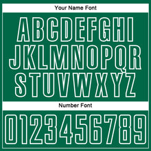 Load image into Gallery viewer, Custom Kelly Green Neon Pink-White Liquid Fluid Pattern Sports Sublimation Soccer Uniform Jersey
