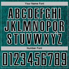 Загрузить изображение в средство просмотра галереи, Custom Teal Black-White Abstract Scribble Curve Line Pattern Sports Sublimation Soccer Uniform Jersey
