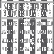 Загрузить изображение в средство просмотра галереи, Custom White Steel Gray Stars And Stripes Sports Sublimation Soccer Uniform Jersey
