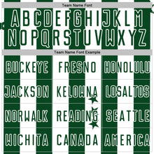 Charger l'image dans la galerie, Custom Green White Stars And Stripes Sports Sublimation Soccer Uniform Jersey
