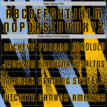 Load image into Gallery viewer, Custom Black Light Blue-Gold Radial Burst Sports Sublimation Soccer Uniform Jersey
