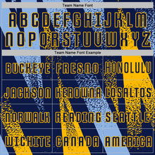 Загрузить изображение в средство просмотра галереи, Custom Navy Light Blue-Gold Radial Burst Sports Sublimation Soccer Uniform Jersey
