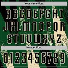 Charger l'image dans la galerie, Custom Green Black-Cream Radial Burst Sports Sublimation Soccer Uniform Jersey
