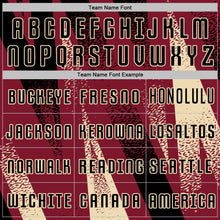 Загрузить изображение в средство просмотра галереи, Custom Crimson Black-Cream Radial Burst Sports Sublimation Soccer Uniform Jersey
