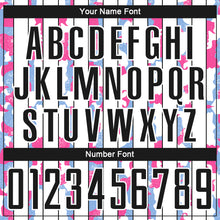 Загрузить изображение в средство просмотра галереи, Custom White Black Light Blue-Pink Camo Stripe Sports Sublimation Soccer Uniform Jersey
