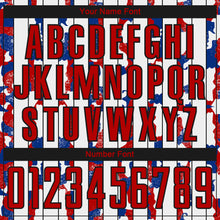 Загрузить изображение в средство просмотра галереи, Custom White Red-Royal Camo Stripe Sports Sublimation Soccer Uniform Jersey
