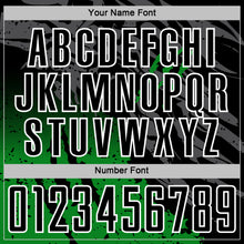 Charger l'image dans la galerie, Custom Black White-Grass Green Gradient Claw Mark Splatter Sports Sublimation Soccer Uniform Jersey
