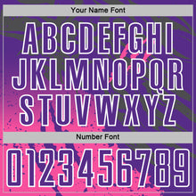 Загрузить изображение в средство просмотра галереи, Custom Purple White-Pink Gradient Claw Mark Splatter Sports Sublimation Soccer Uniform Jersey
