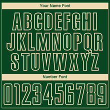 Load image into Gallery viewer, Custom Green Cream Lightning Electric Veins Sublimation Soccer Uniform Jersey
