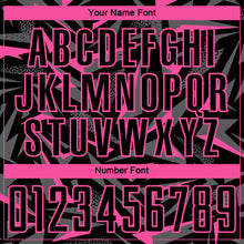 Charger l'image dans la galerie, Custom Black Pink-Steel Gray Cyber Mecha E-sport Geometric Shards Spike Sublimation Soccer Uniform Jersey
