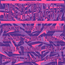 Load image into Gallery viewer, Custom Purple Pink-Medium Purple Cyber Mecha E-sport Geometric Shards Spike Sublimation Soccer Uniform Jersey
