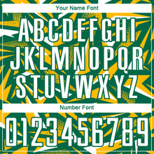 Загрузить изображение в средство просмотра галереи, Custom Kelly Green White-Gold Cyber Mecha E-sport Geometric Shards Spike Sublimation Soccer Uniform Jersey
