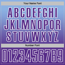Charger l'image dans la galerie, Custom Light Blue Purple-White Fade Fashion Sublimation Soccer Uniform Jersey
