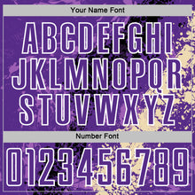 Загрузить изображение в средство просмотра галереи, Custom Purple White Black-Cream Dripping Splatter Cracked Texture Sublimation Soccer Uniform Jersey
