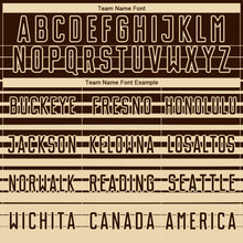 Загрузить изображение в средство просмотра галереи, Custom Brown Cream Gradient Pinstripe Sublimation Soccer Uniform Jersey
