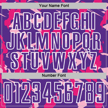 Charger l'image dans la galerie, Custom Purple White-Pink Geometric Camo Fragment Sports Sublimation Soccer Uniform Jersey
