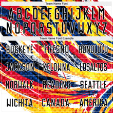 Load image into Gallery viewer, Custom Graffiti Pattern Black Yellow Blue-Red Colombia Brush Stroke Halftone Dot Pattern Sublimation Soccer Uniform Jersey
