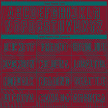 Load image into Gallery viewer, Custom Crimson-Teal Curve Lines Sublimation Soccer Uniform Jersey
