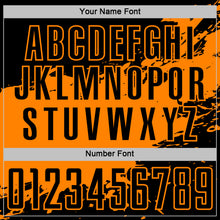 Charger l'image dans la galerie, Custom Bay Orange-Black Splash Color Block Sublimation Soccer Uniform Jersey
