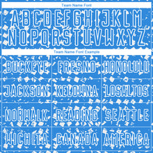 Charger l'image dans la galerie, Custom Powder Blue White Digital Geometric Fragment Speckles Sublimation Soccer Uniform Jersey
