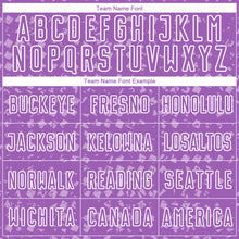 Load image into Gallery viewer, Custom Medium Purple White-Light Purple Digital Geometric Fragment Speckles Sublimation Soccer Uniform Jersey
