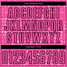 Load image into Gallery viewer, Custom Pink Black-Light Pink Digital Geometric Fragment Speckles Sublimation Soccer Uniform Jersey
