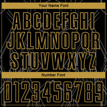 Charger l'image dans la galerie, Custom Black Old Gold-Steel Gray Brasil Geometric Sublimation Soccer Uniform Jersey
