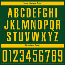 Charger l'image dans la galerie, Custom Green-Yellow Distressed Fragment Brush Stroke Sublimation Soccer Uniform Jersey
