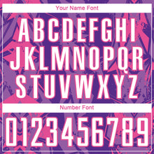 Load image into Gallery viewer, Custom Purple White-Pink Geometric Shard Grunge Splash Sublimation Soccer Uniform Jersey
