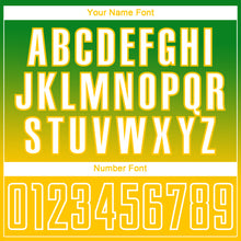Load image into Gallery viewer, Custom Grass Green Yellow-White Gradient Style Twinkle Star Sublimation Soccer Uniform Jersey
