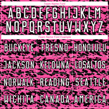 Charger l'image dans la galerie, Custom Pink White-Black Geometric Fragment Splatter Sublimation Soccer Uniform Jersey
