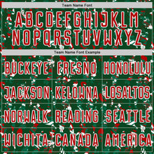 Load image into Gallery viewer, Custom Green Red-White USA Style Patriotic Abstract Mosaic Confetti Sublimation Soccer Uniform Jersey
