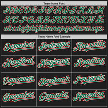 Загрузить изображение в средство просмотра галереи, Custom Black Red Pinstripe Kelly Green-White Two-Button Unisex Softball Jersey
