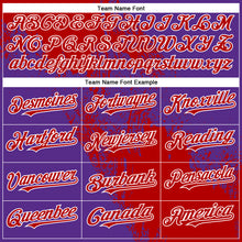 Laden Sie das Bild in den Galerie-Viewer, Custom Red Purple-White 3D Pattern Abstract Brush Stroke Two-Button Unisex Softball Jersey

