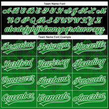 Load image into Gallery viewer, Custom Black Grass Green-White 3D Gradient Square Shape Two-Button Unisex Softball Jersey
