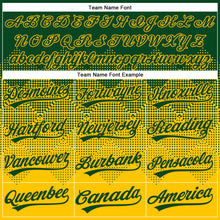 Charger l&#39;image dans la galerie, Custom Green Yellow 3D Gradient Square Shape Two-Button Unisex Softball Jersey
