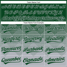 Charger l&#39;image dans la galerie, Custom Green Gray 3D Gradient Square Shape Two-Button Unisex Softball Jersey
