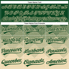 Charger l&#39;image dans la galerie, Custom Green Cream 3D Gradient Square Shape Two-Button Unisex Softball Jersey

