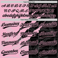 Загрузить изображение в средство просмотра галереи, Custom Graffiti Pattern Black-Light Pink 3D Scratch Two-Button Unisex Softball Jersey
