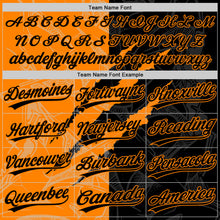 Загрузить изображение в средство просмотра галереи, Custom Graffiti Pattern Black-Bay Orange 3D Scratch Two-Button Unisex Softball Jersey
