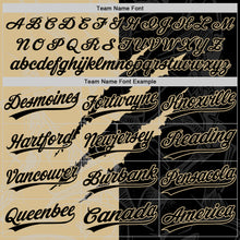 Загрузить изображение в средство просмотра галереи, Custom Graffiti Pattern Black-Vegas Gold 3D Scratch Two-Button Unisex Softball Jersey
