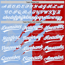Загрузить изображение в средство просмотра галереи, Custom Graffiti Pattern White Red-Light Blue 3D Scratch Two-Button Unisex Softball Jersey
