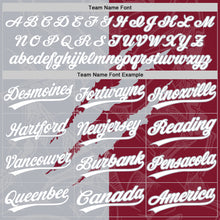 Загрузить изображение в средство просмотра галереи, Custom Graffiti Pattern White Crimson-Gray 3D Scratch Two-Button Unisex Softball Jersey
