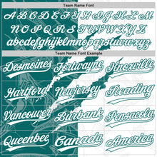 Загрузить изображение в средство просмотра галереи, Custom Graffiti Pattern White-Teal 3D Scratch Two-Button Unisex Softball Jersey
