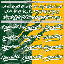 Загрузить изображение в средство просмотра галереи, Custom Graffiti Pattern White Gold-Green 3D Scratch Two-Button Unisex Softball Jersey
