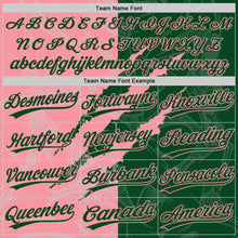Загрузить изображение в средство просмотра галереи, Custom Graffiti Pattern Green-Medium Pink 3D Scratch Two-Button Unisex Softball Jersey
