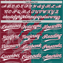 Загрузить изображение в средство просмотра галереи, Custom Graffiti Pattern White Teal-Crimson 3D Scratch Two-Button Unisex Softball Jersey
